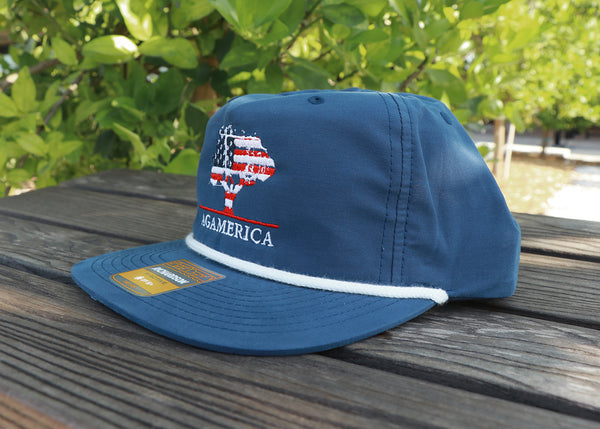 AgAmerica Blue Rope Hat