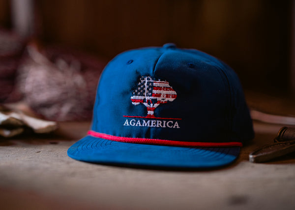 AgAmerica Blue Rope Hat